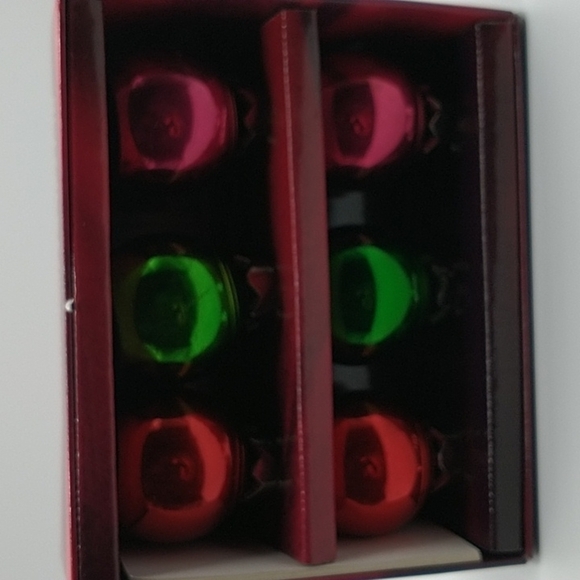 Linens N Things Set of Six Christmas Ornament Placecard Holders with Bla… - Picture 5 of 9